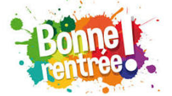 Bonne rentrée